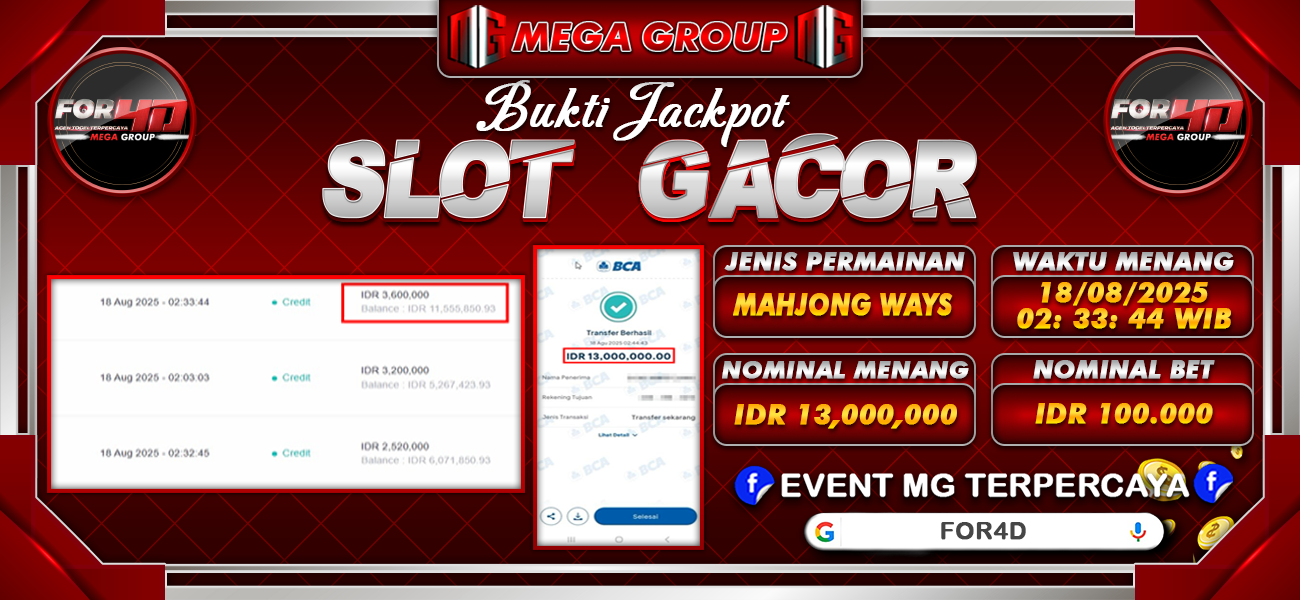 Bukti JP situs Rokokbet hari Minggu, 17 Agustus 2025